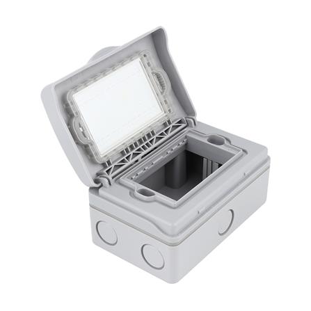 หน้ากากกันน้ำ 3 ช่อง SCHNEIDER A3223HSMR สีเทา_1