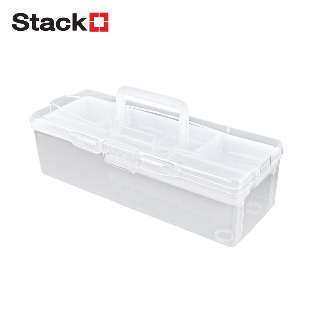 กล่องหูหิ้ว STACKO TL-0310 29x11.6x9.3 ซม. สีขาว_1