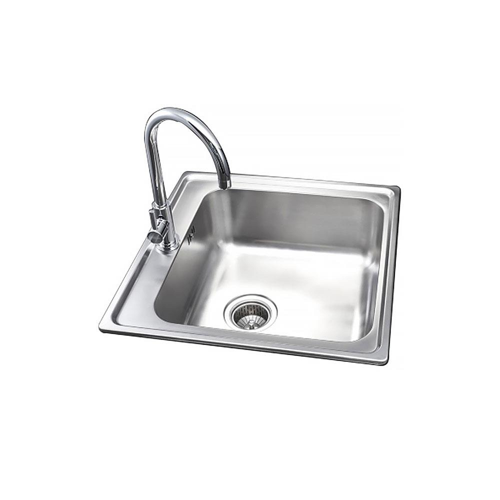 ซิงค์ฝัง 1หลุม MEX DLS50B สเตนเลส