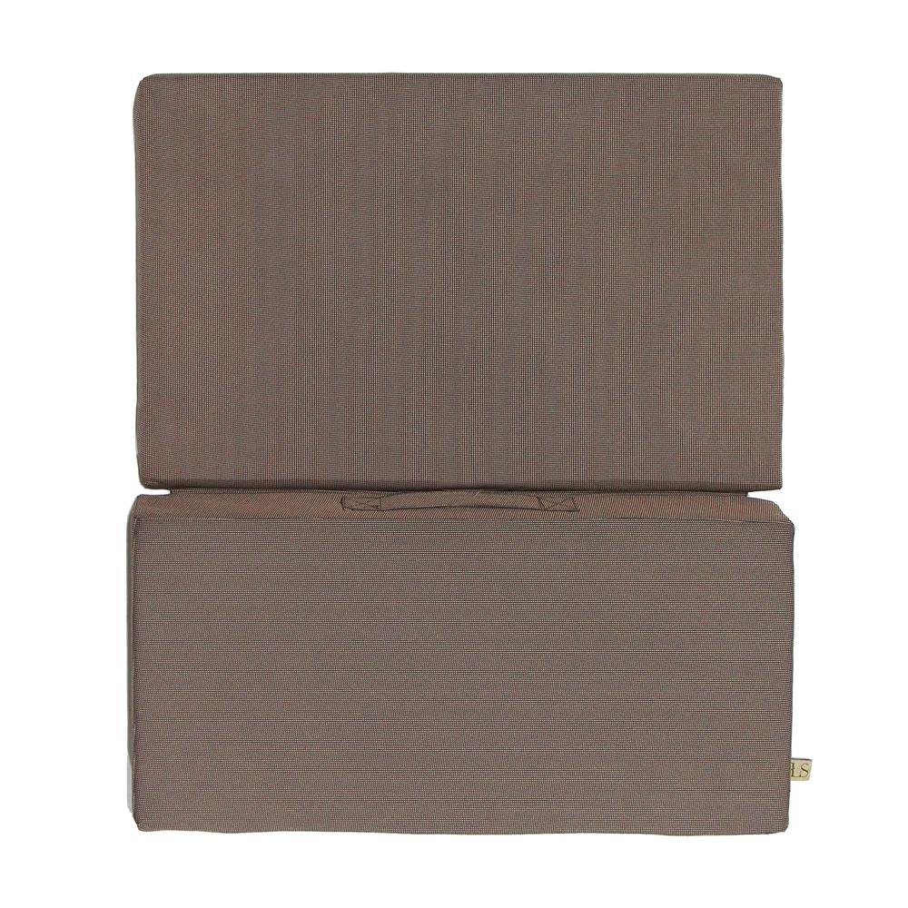 เบาะสมาธิ HOME LIVING STYLE WISE 23x26 นิ้ว สีน้ำตาล