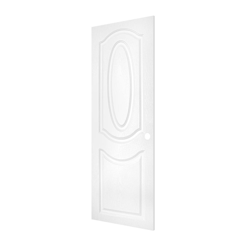 ประตูภายนอก UPVC PARAZZO MN002 90X200 ซม. สีขาว เจาะลูกบิด