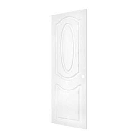 ประตูภายนอก UPVC PARAZZO MN002 90X200 ซม. สีขาว เจาะลูกบิด_1