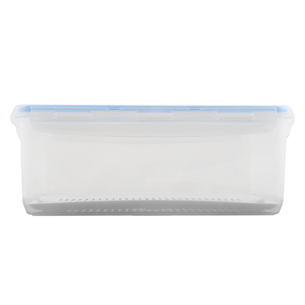 กล่องอาหารเหลี่ยม MICRON SUPER LOCK 4.7 ลิตร สีใส