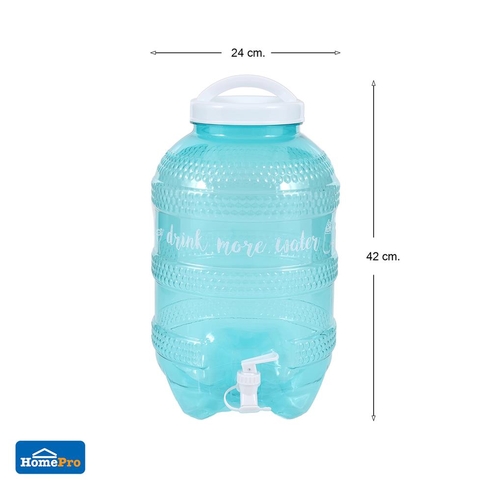 ถังน้ำดื่ม PET เกรด A มีก๊อก SPRING HIVE 12 ลิตร