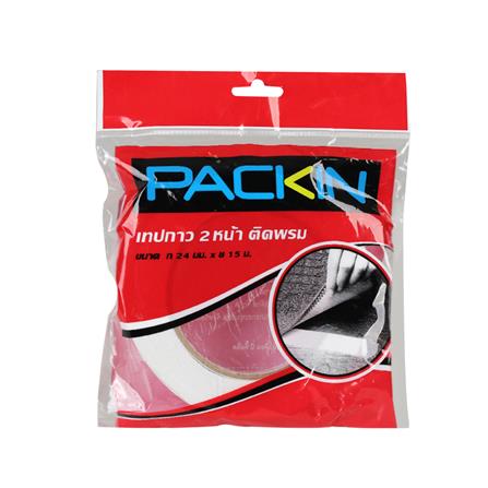 เทปกาว 2 หน้า ติดพรม PACK IN 24 มม. x 15 ม._1
