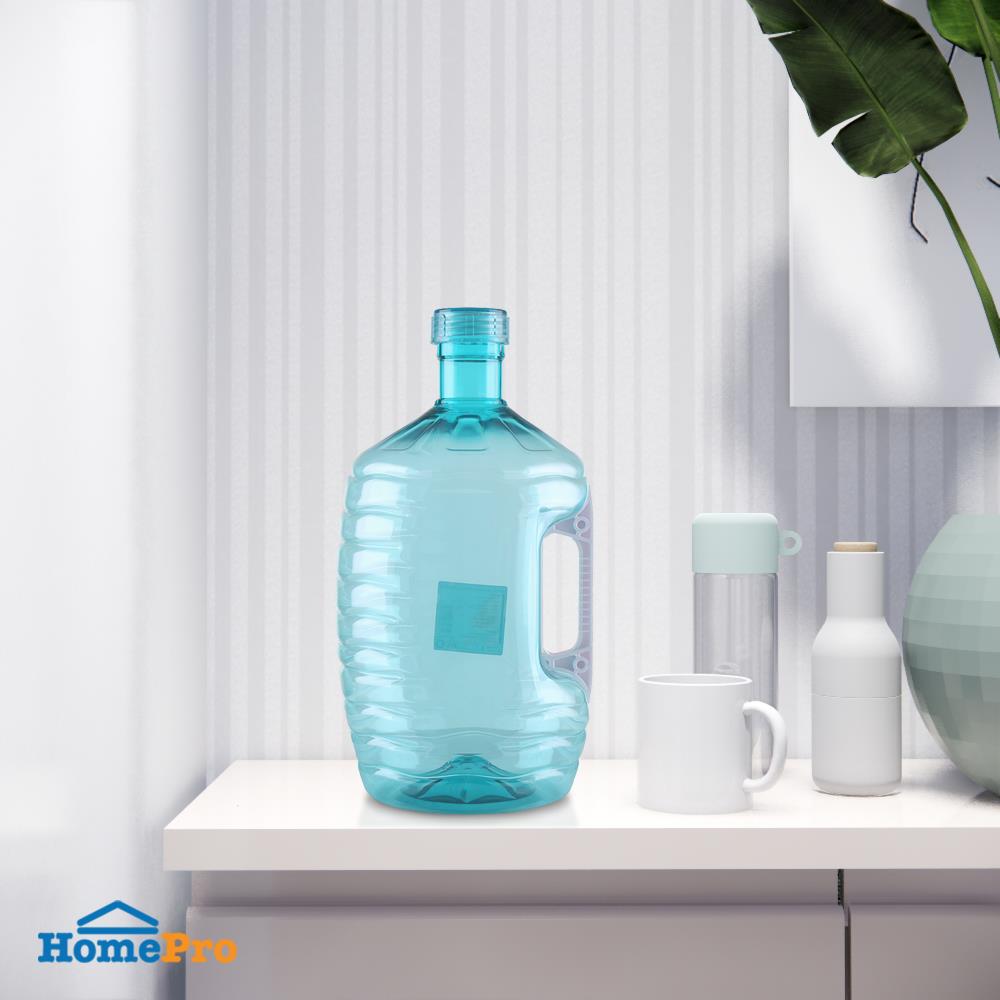 ถังน้ำดื่ม PET เกรด A มีมือจับสีขาว SPRING HIVE 8 ลิตร