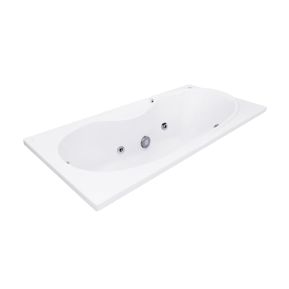 อ่างอาบน้ำ CRISTINA CT-ID170080WP 170 ซม. สีขาว