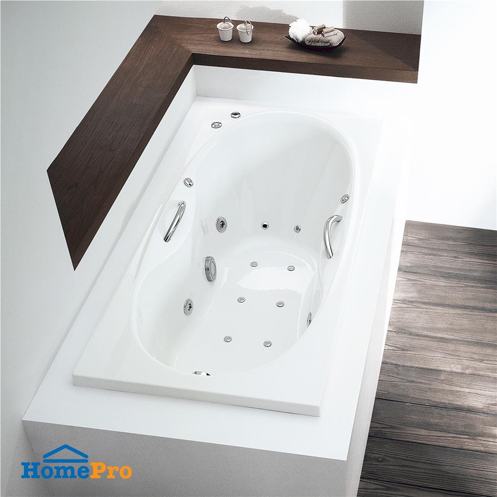 อ่างอาบน้ำ CRISTINA CT-ID170080WP 170 ซม. สีขาว