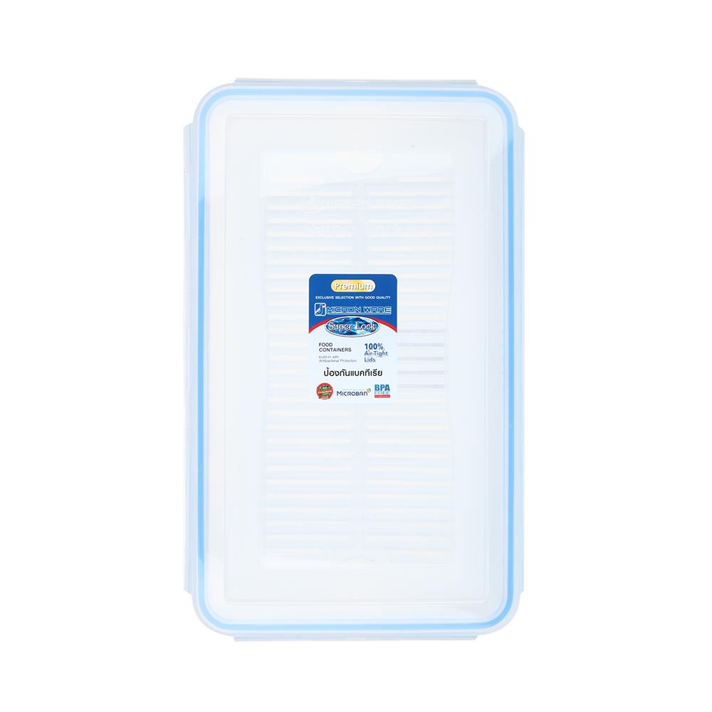 กล่องอาหารเหลี่ยม SUPER LOCK 3 ลิตร 6814