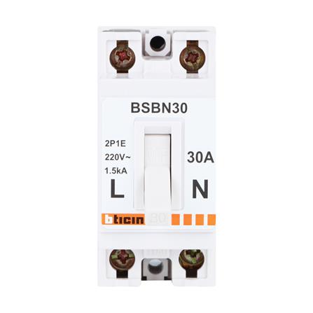 เซอร์กิตเบรกเกอร์แบบลอย 30 แอมป์ 2 โพล 1 เฟส BTICINO รุ่น BSBN30