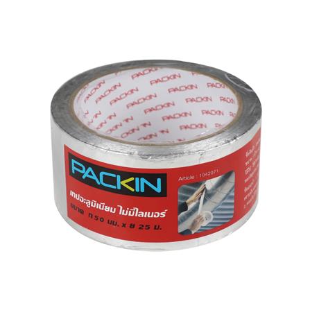 เทปอะลูมิเนียม PACK IN 50 มม. x 25 ม. สีเงิน_1