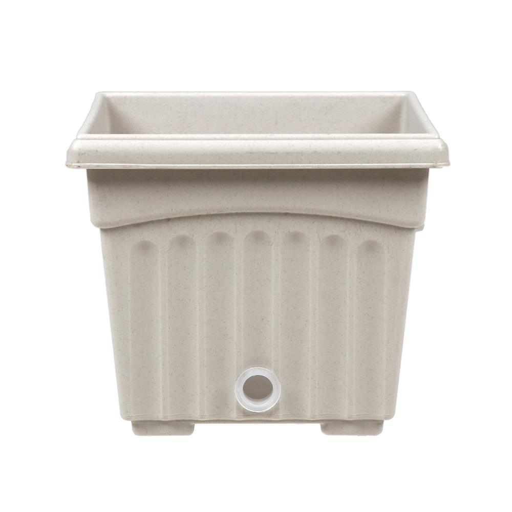 กระถางพลาสติก BABA BI-SQ-200 สี STONE MARBLE