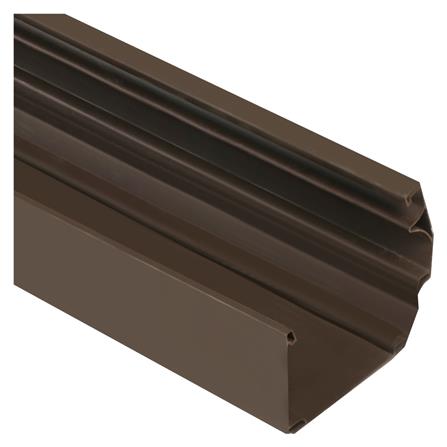 รางน้ำฝน ไวนิล SCG SMART 3 ม. สีน้ำตาลเข้ม_1