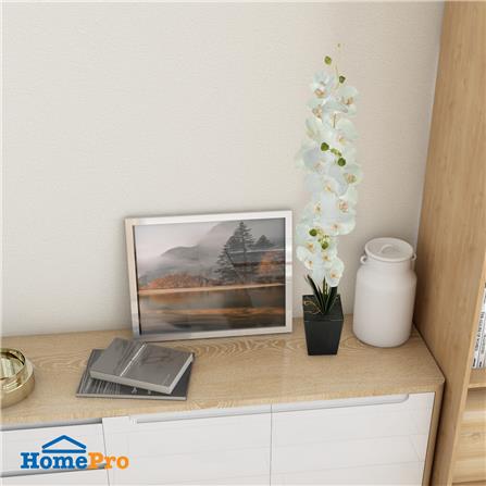 ต้นกล้วยไม้ประดิษฐ์  LALA HOME 90 ซม. สีขาว_4