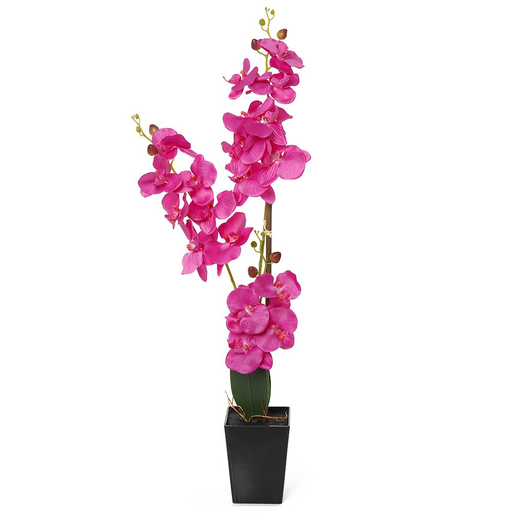 ต้นกล้วยไม้ประดิษฐ์  LALA HOME 90 ซม. สีม่วง