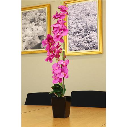 ต้นกล้วยไม้ประดิษฐ์  LALA HOME 90 ซม. สีม่วง_2