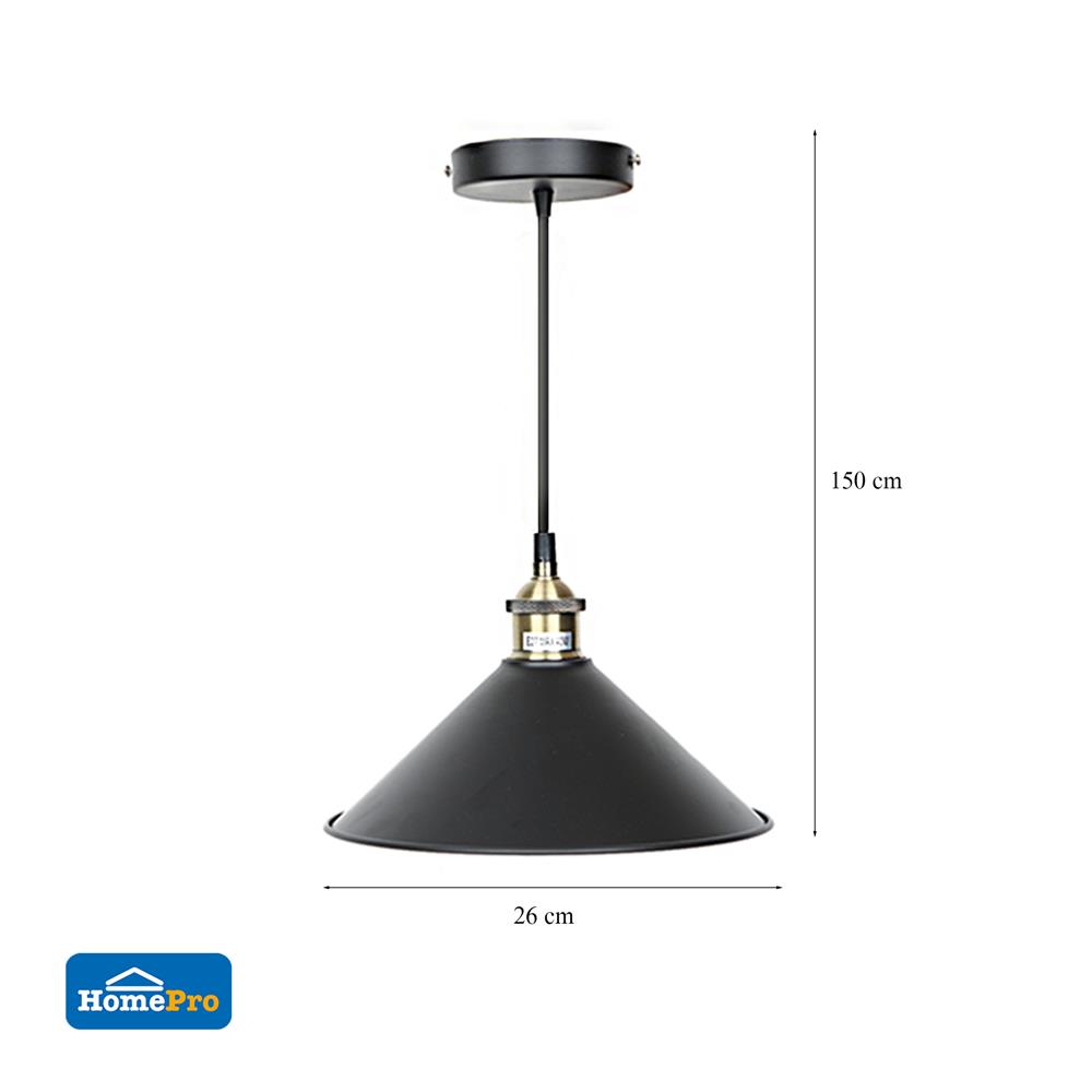 ไฟช่อ CARINI MS2860 สีดำ 1 หัว