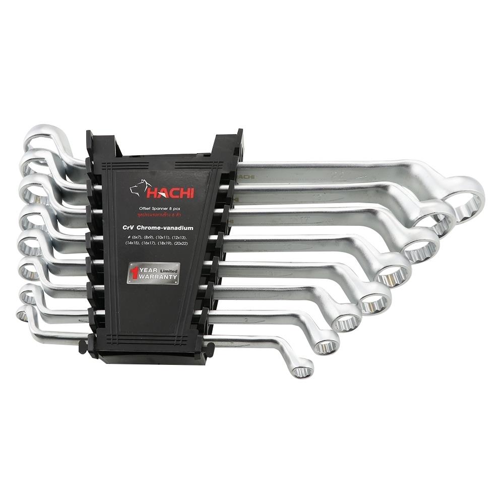 ประแจแหวน 8 ตัวชุด HACHI
