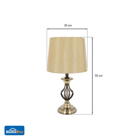 ไฟตั้งโต๊ะ CARINI MTR1438 FABRIC สีครีม/น้ำตาล_6