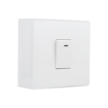 ชุดสวิตช์ 1 ทาง 1 ช่อง PANASONIC BSW 1101 สีขาว_0