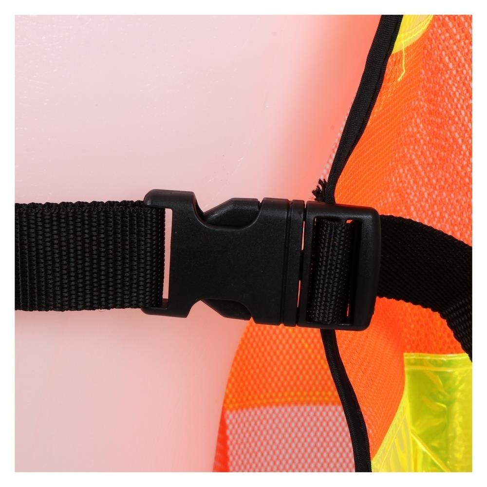 เสื้อจราจร YAMADA OR-6045 2 เเถบ สีส้ม