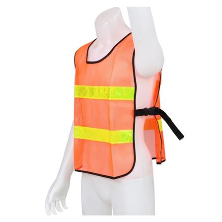 เสื้อจราจร YAMADA OR-6045 2 เเถบ สีส้ม_1
