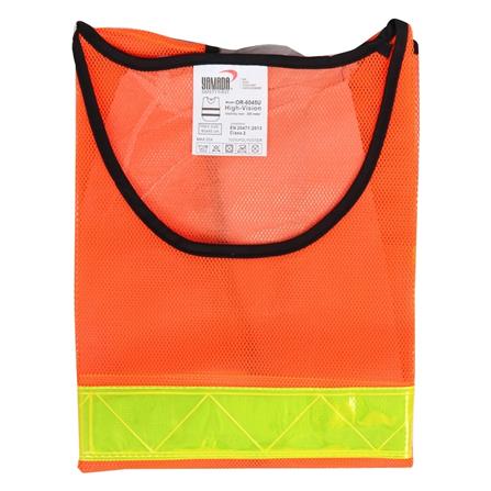 เสื้อจราจร YAMADA OR-6045 2 เเถบ สีส้ม_3