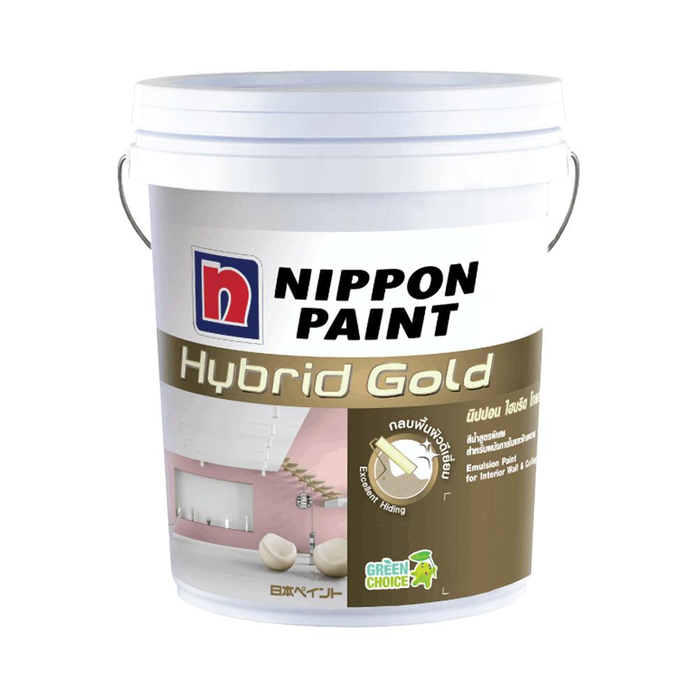 สีน้ำทาภายใน NIPPON PAINT HYBRID GOLD PEARL WHITE 5 แกลลอน