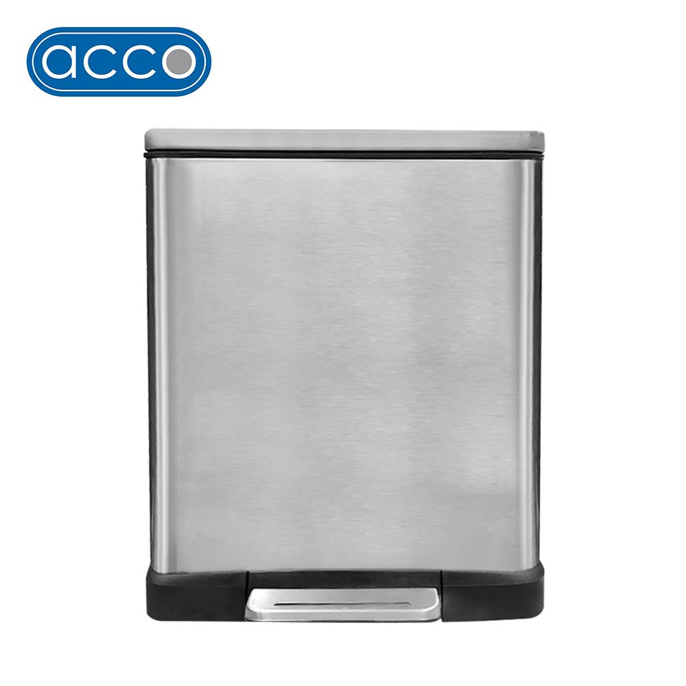 ถังขยะเหยียบ ACCO SOFT CLOSED EK1768MT ขนาด 12L สีเงิน_1