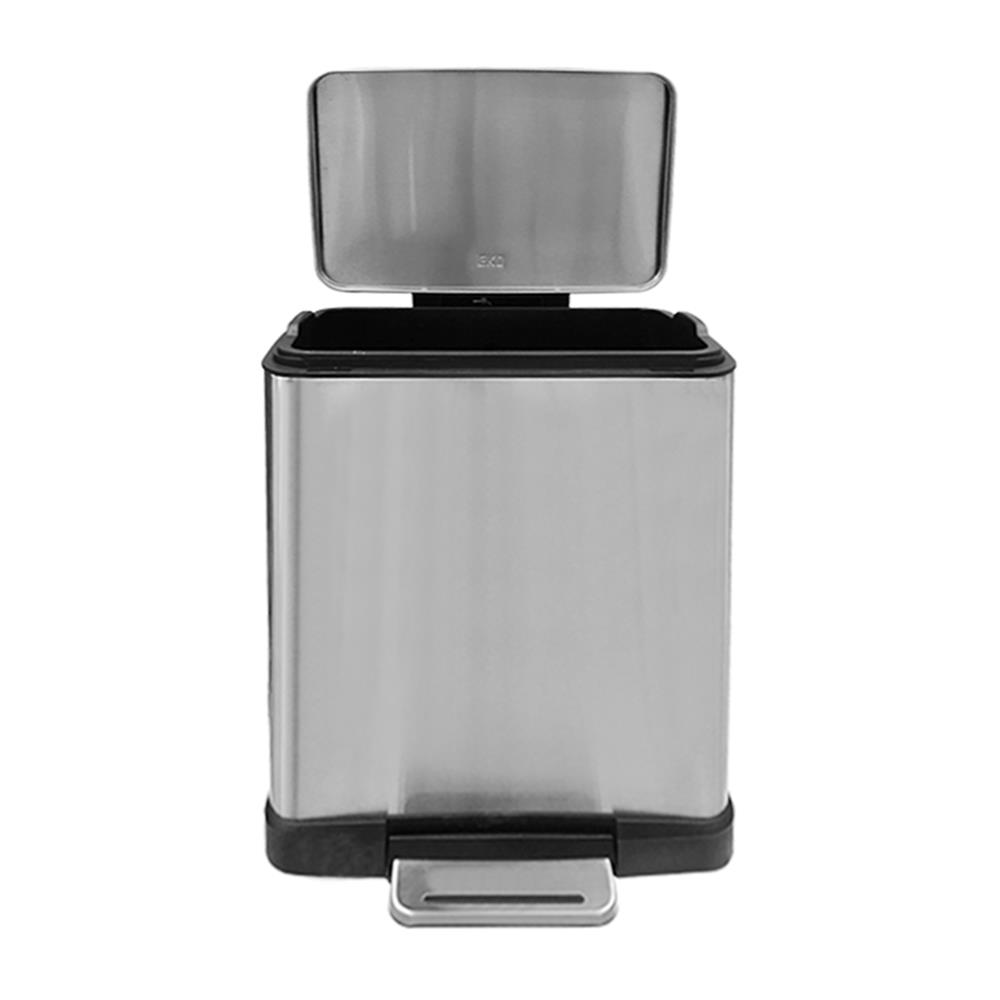 ถังขยะเหยียบ ACCO SOFT CLOSED EK1768MT ขนาด 12L สีเงิน