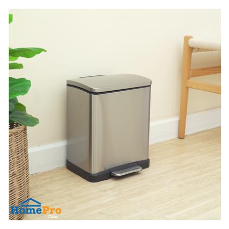 ถังขยะเหยียบ ACCO SOFT CLOSED EK1768MT ขนาด 12L สีเงิน_5