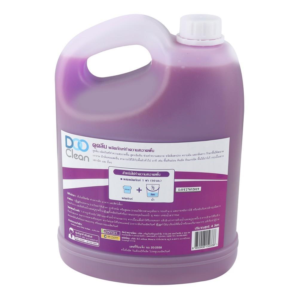 น้ำยาทำความสะอาดพื้น DOO CLEAN 4,000ml