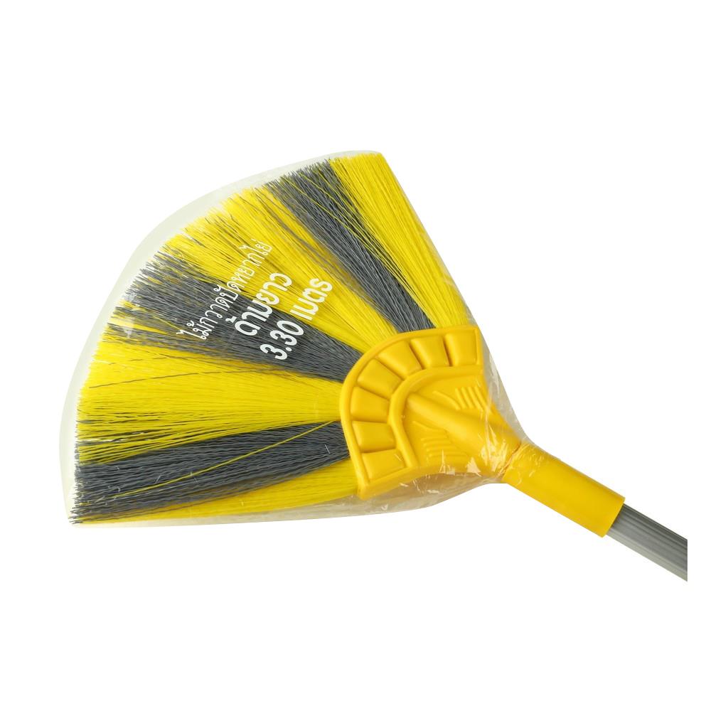 ไม้กวาดไนลอนหยากไย่ด้ามยาว BE MAN สีเหลือง