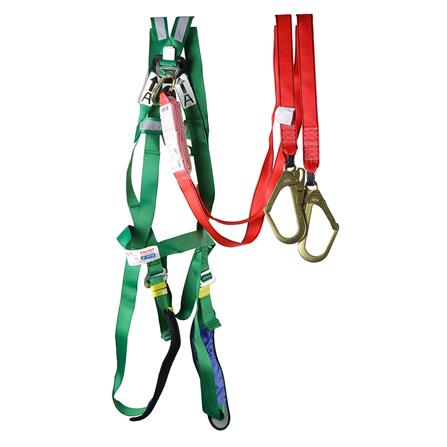 เข็มขัดนิรภัยเต็ม ตัว พร้อมเชือกเซฟตี้เส้นคู่ YAMADA 797_1