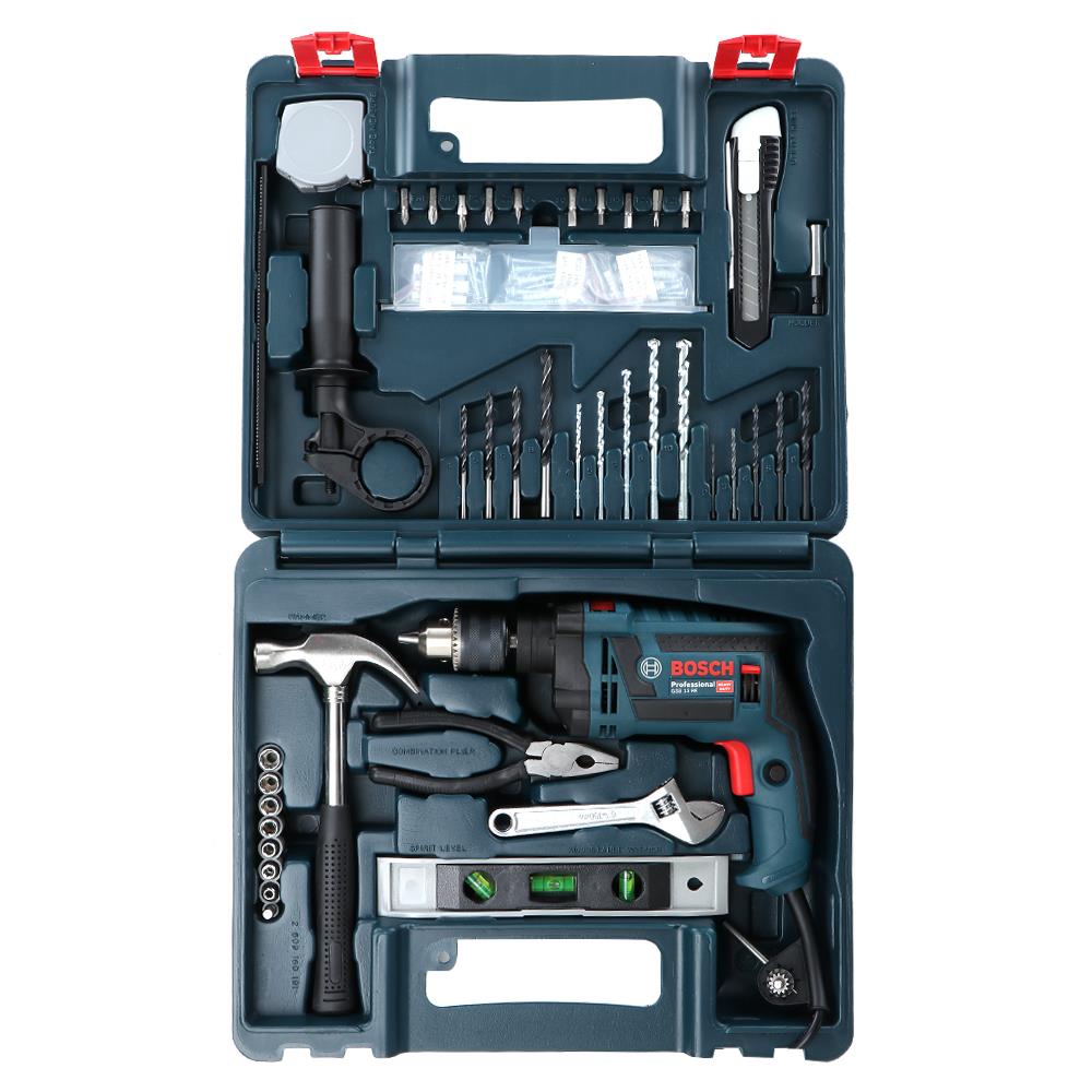 ชุดสว่านกระแทก BOSCH GSB13RE 13 มม. 650 วัตต์