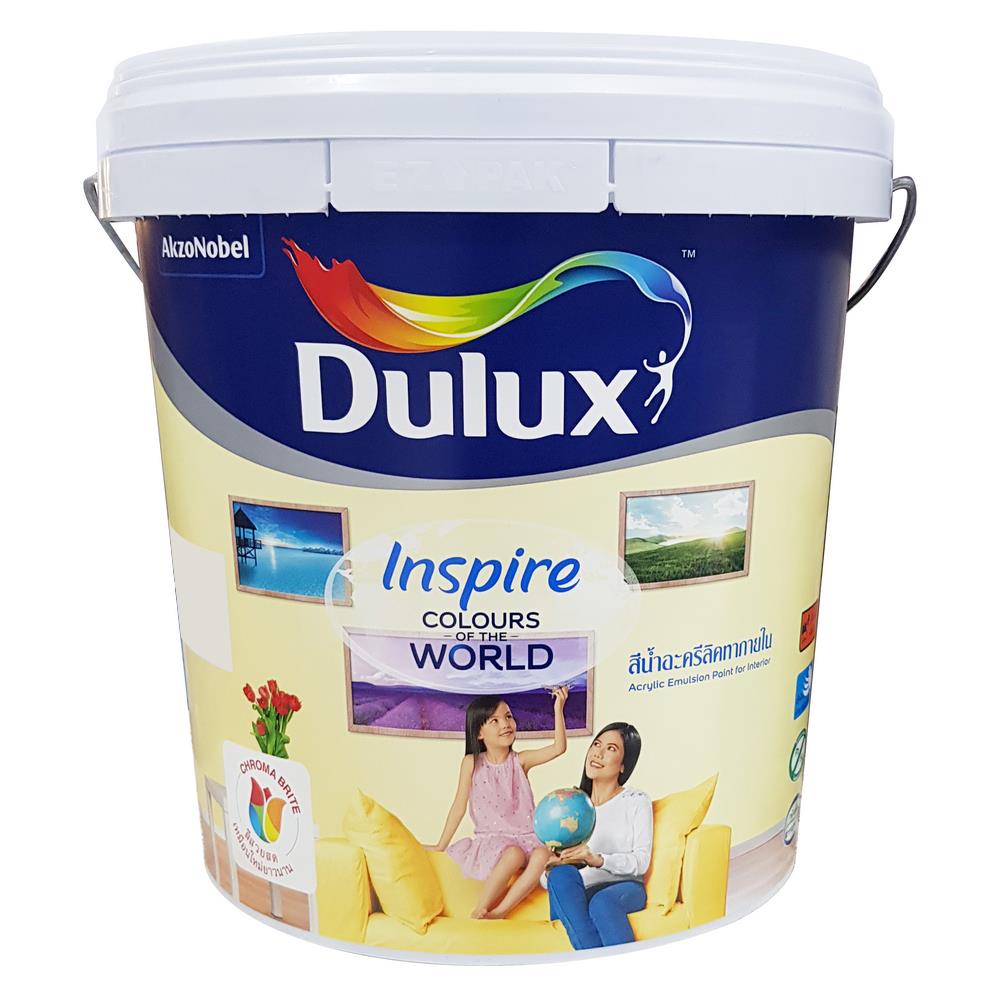 สีน้ำทาภายใน  DULUX INSPIRE BASE A กึ่งเงา 9 ลิตร