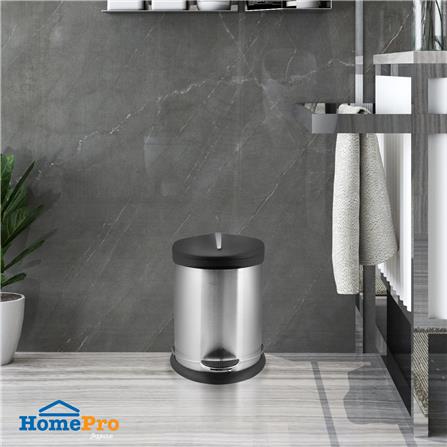 ถังขยะเหยียบกลม ACCO HP-008 ขนาด 5L สีเงิน_4