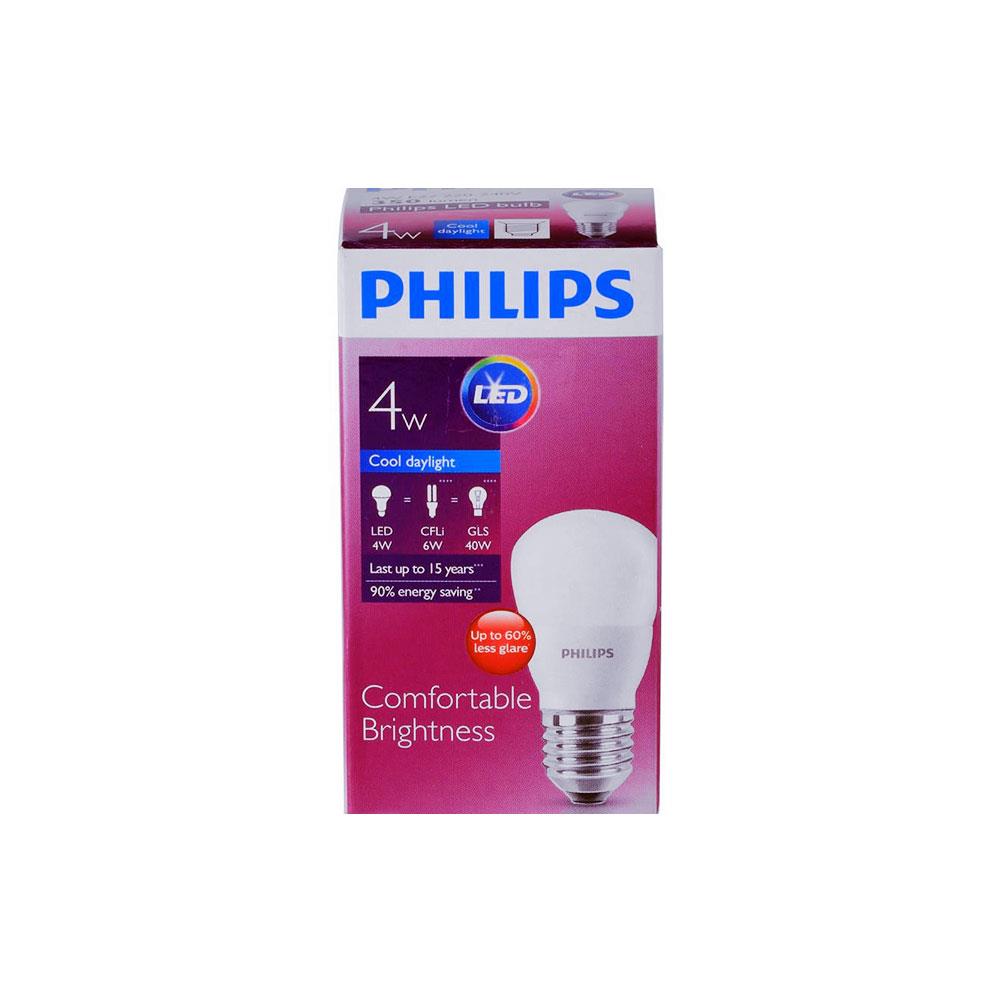 หลอด LED PHILIPS BULB 4 วัตต์ E27 COOLDAYLIGHT
