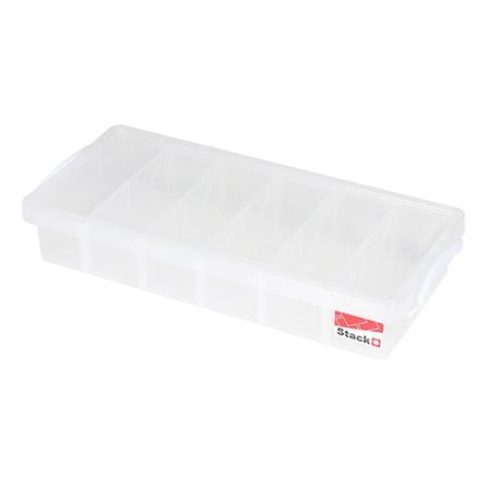 กล่องเก็บของ ฝาล็อค STACKO 58313 55.5x25.6x10 ซม. สีใส_1