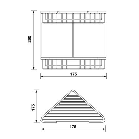 ตะแกรงวางของ HAFELE 499.98.010 โครม_1