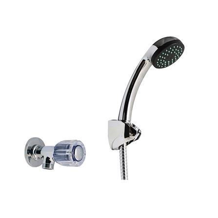 ฝักบัวสายอ่อน 1 ระดับ พร้อมวาล์วฝักบัว HOEN H-8001_0