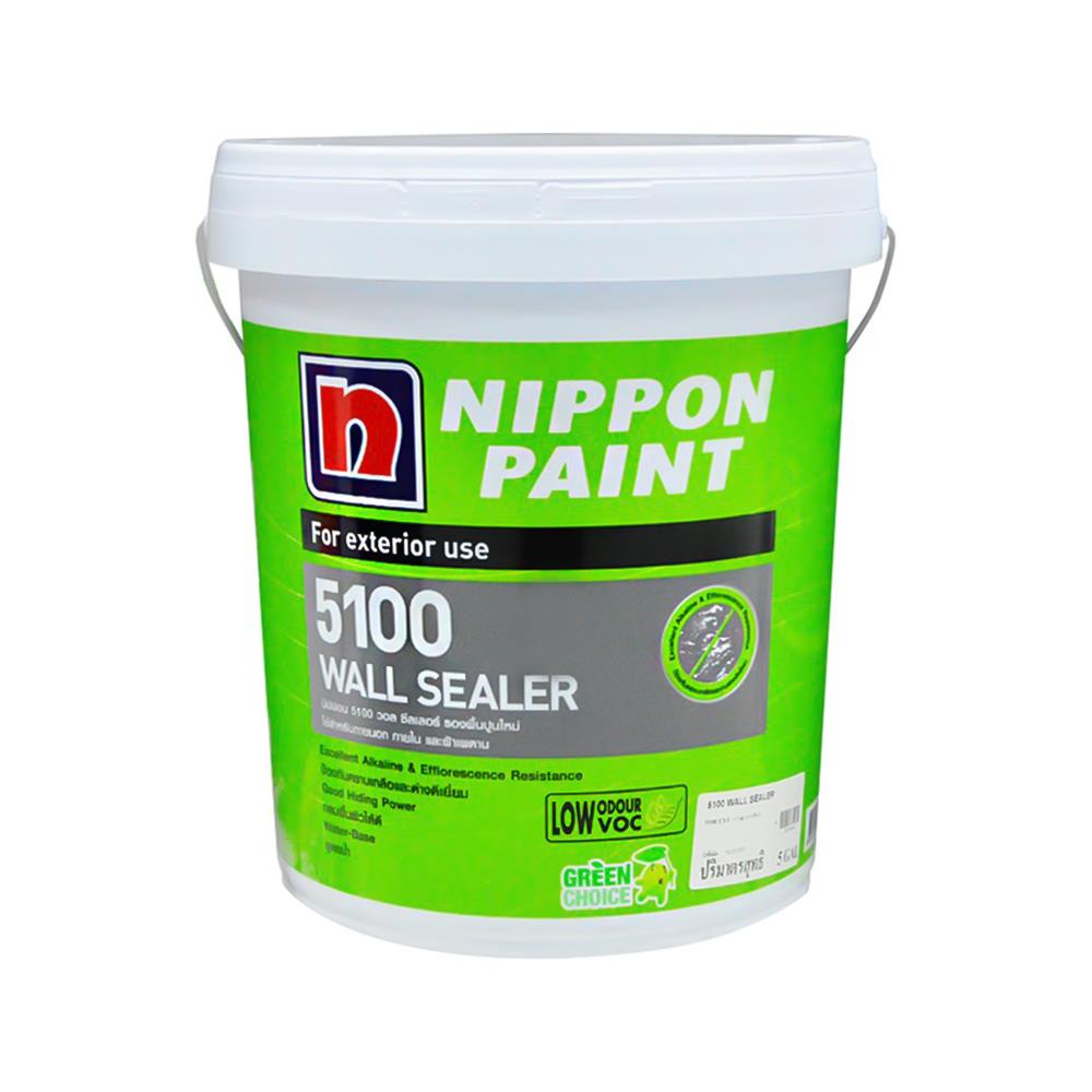 สีรองพื้นปูนใหม่ NIPPON PAINT WALL SEALER #5100 5 แกลลอน