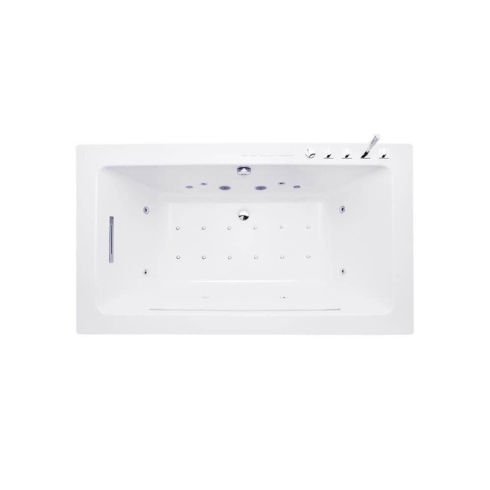 อ่างน้ำวนอัดอากาศ CRISTINA 185 ซม. CT-ZPELL185105FWA สีขาว