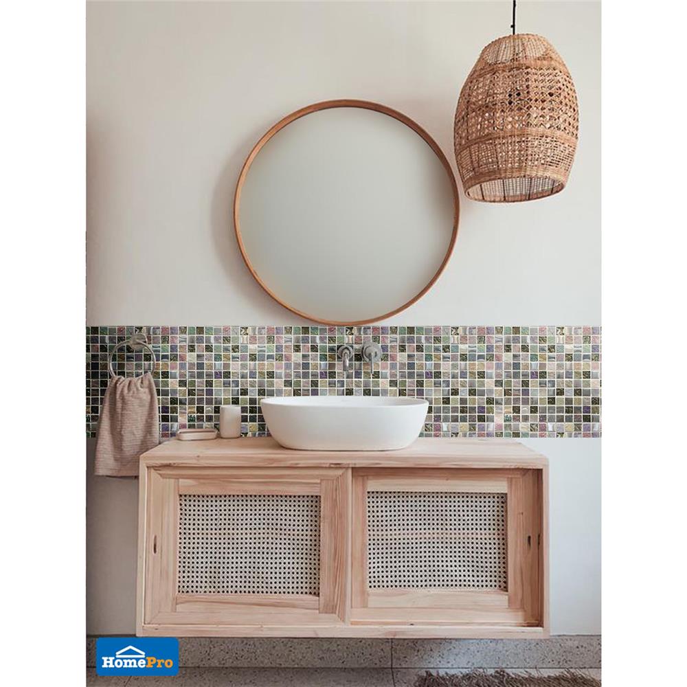 โมเสคแก้ว 30x30x0.80 ซม. ฮาวไลท์โอปอร์