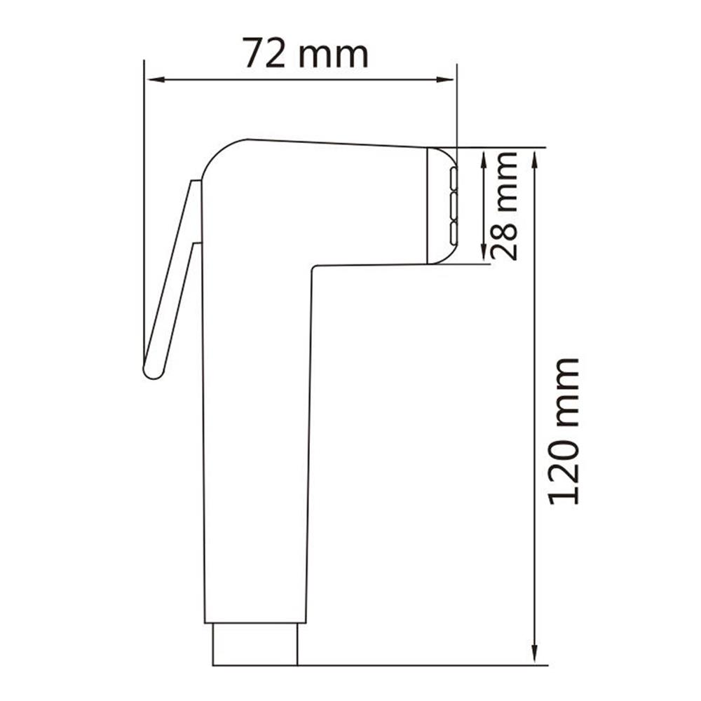 สายฉีดชำระครบชุด NOVABATH IS-3314 สีโครม