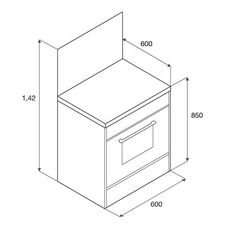 เตาปรุงอาหารแก๊ส ARISTON A6 TMH 2AF(X)EX 60 ซม._1
