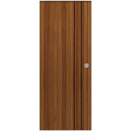 ประตูภายใน UPVC PARAZZO PUN02 80X200 ซม. สีวอลนัท เจาะลูกบิด_0