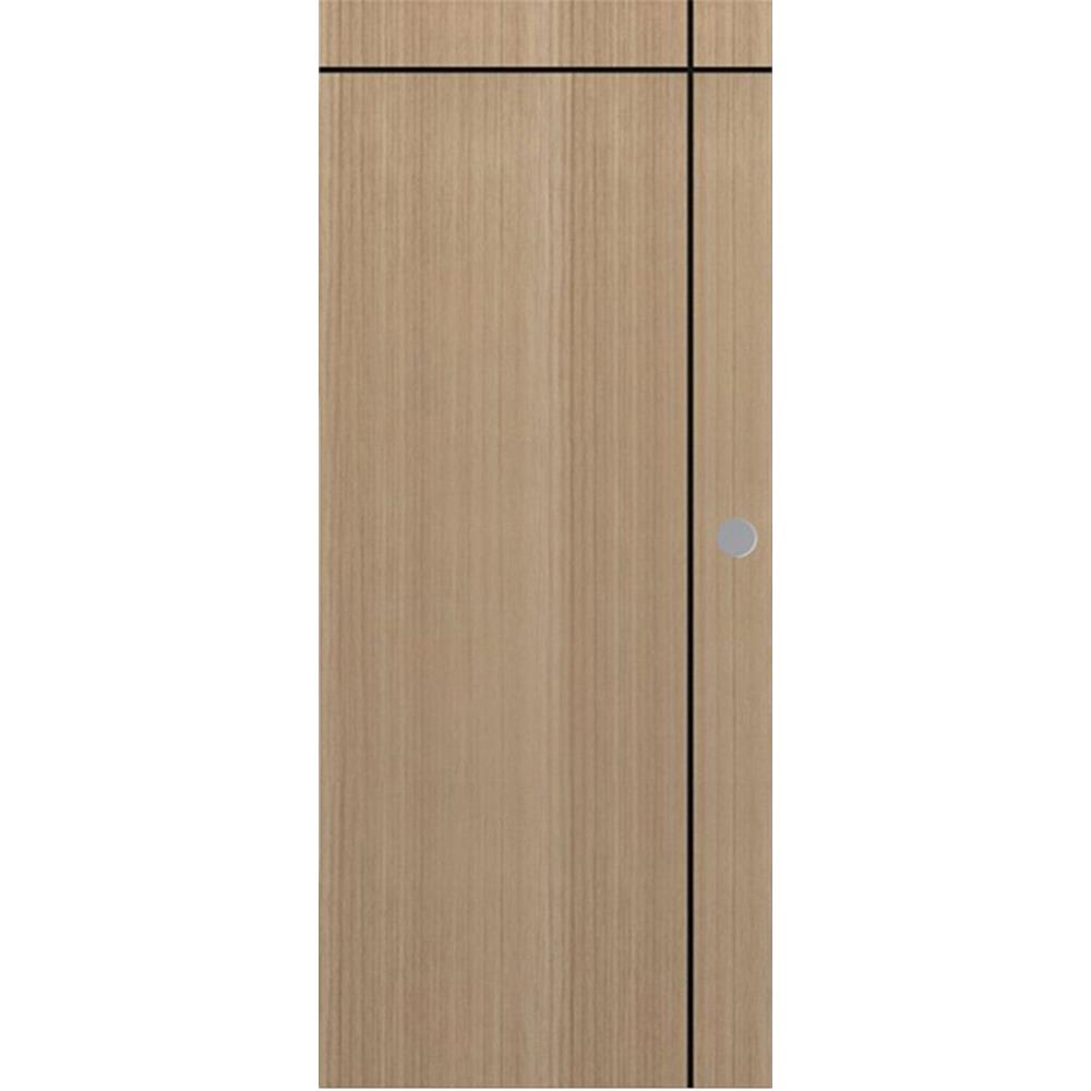 ประตูภายใน UPVC PARAZZO PUN06 80X200 ซม. สีบีช เจาะลูกบิด
