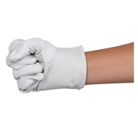 ถุงมือหนังผิวหมู เชื่อมอาร์กอน PROSIRY SAFE สีครีม_1