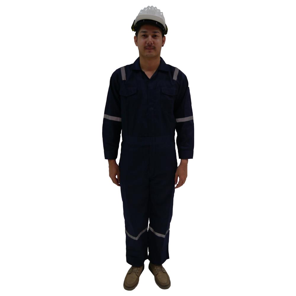 เสื้อชุดช่างสะท้อนแสง PROSIRY SAFE Size XL สีน้ำเงิน